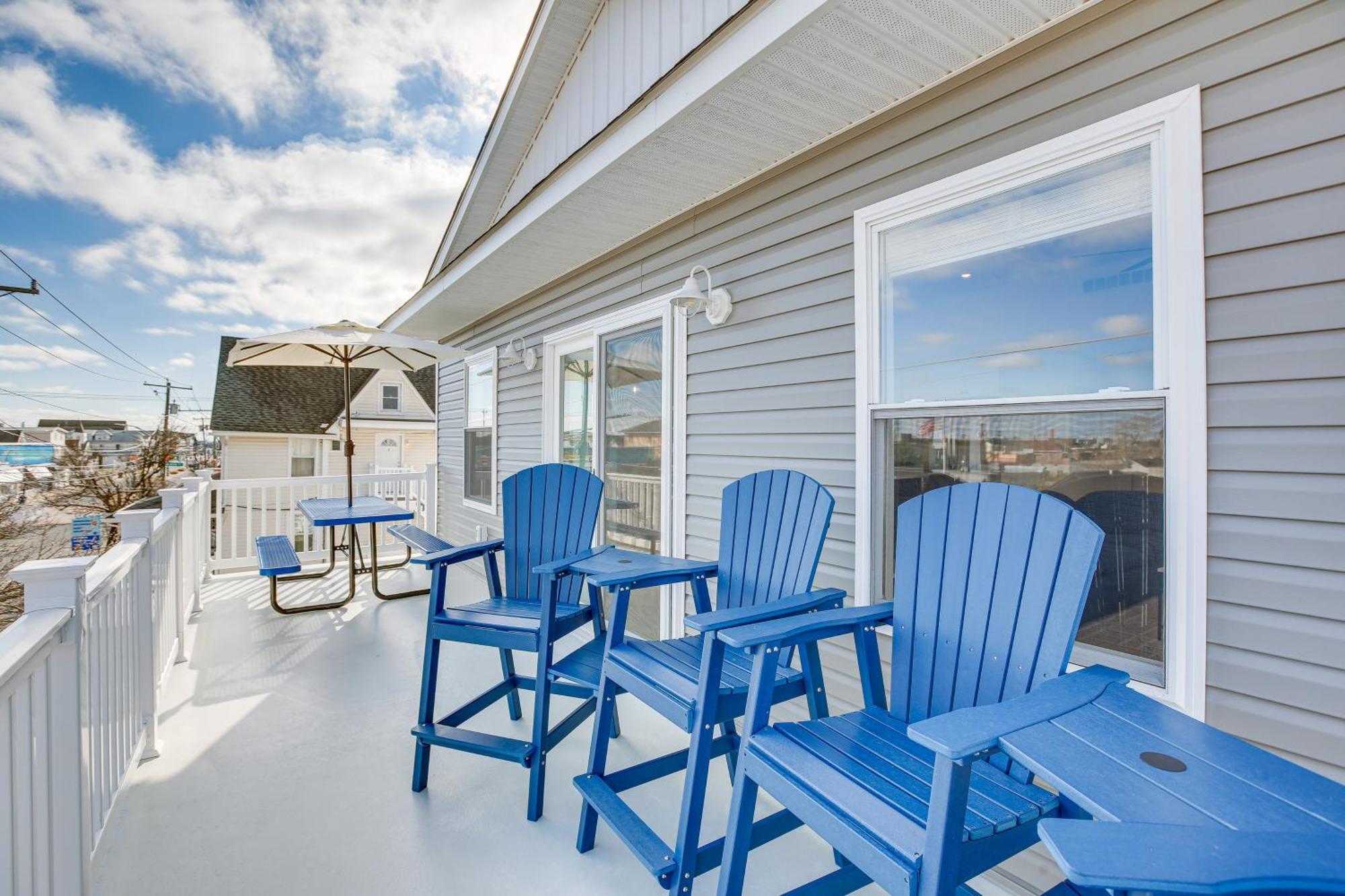 Spacious Wildwood Condo Walk To Beach! Bagian luar foto
